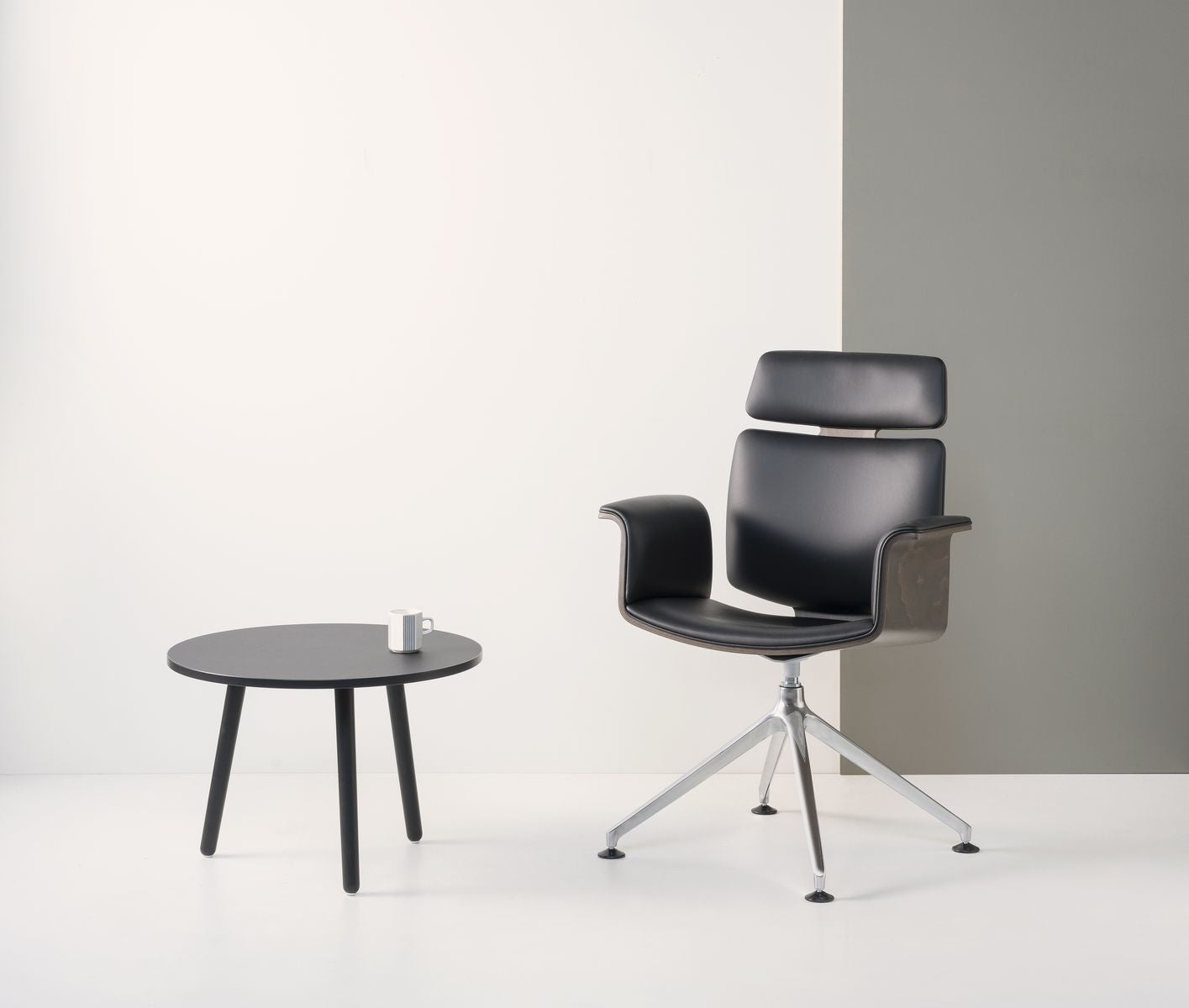 Vepa bijzettafel skeef rond