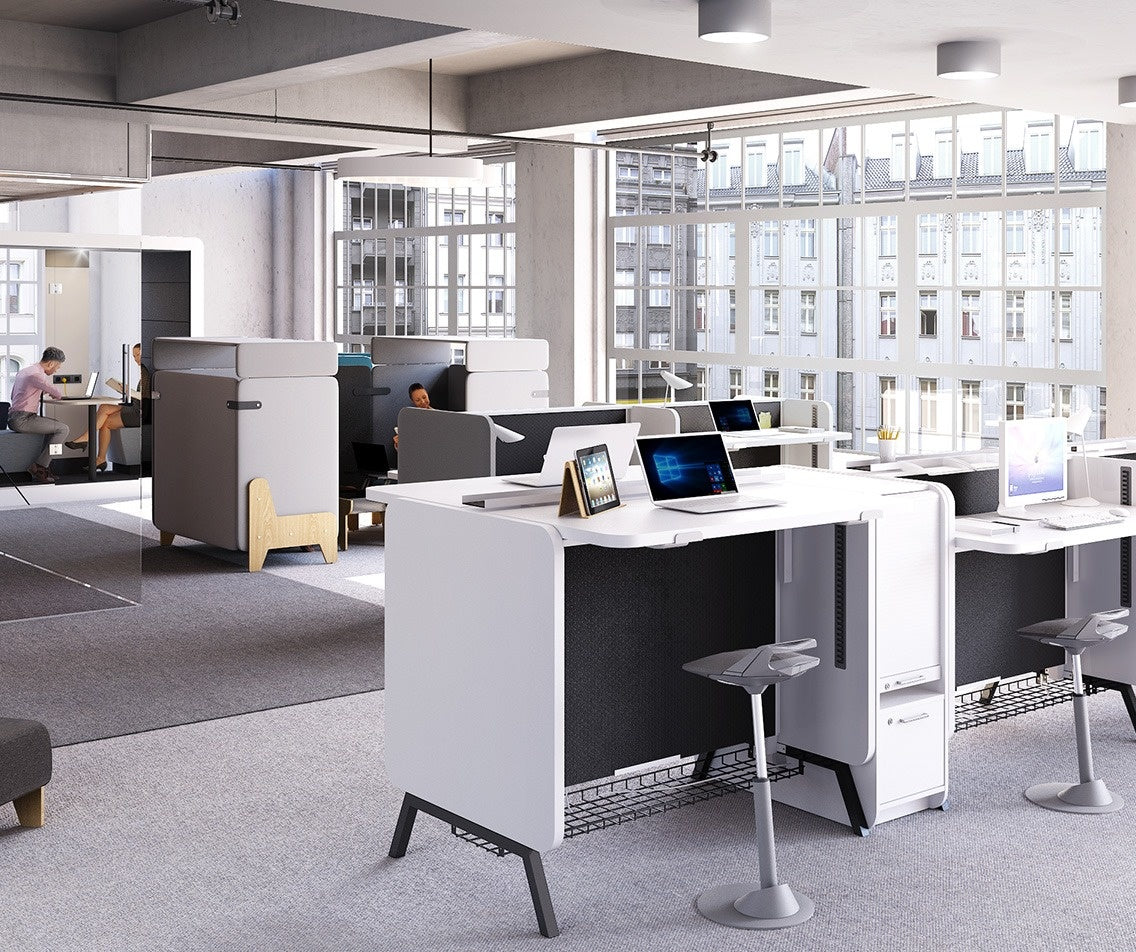 Mikomax Stand Up duo zit-sta bureau