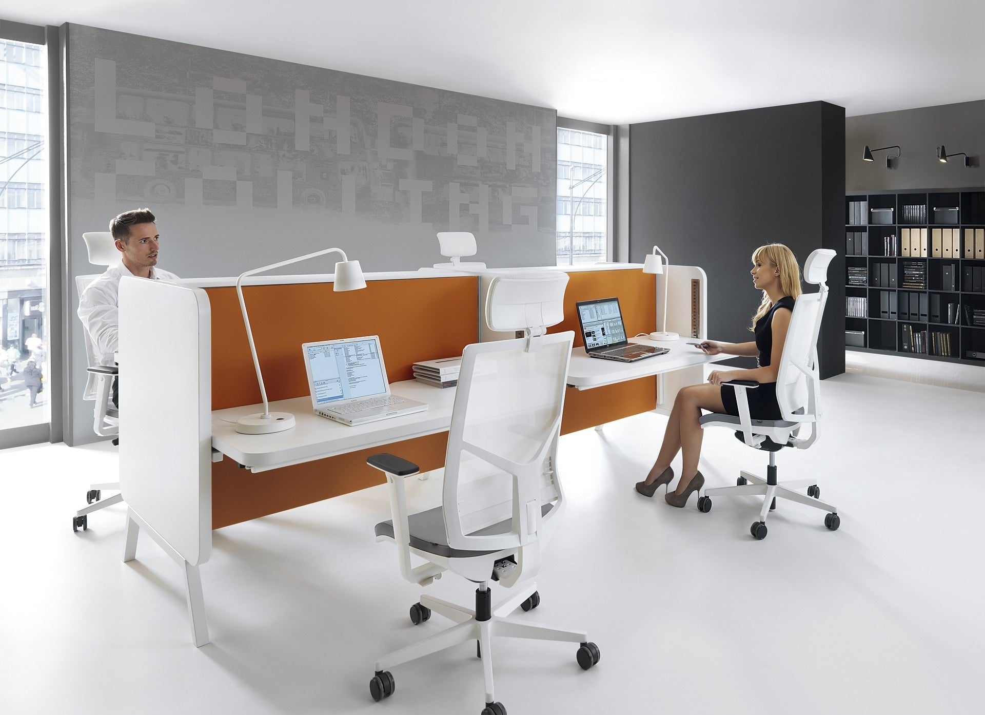 Mikomax Stand Up duo zit-sta bureau