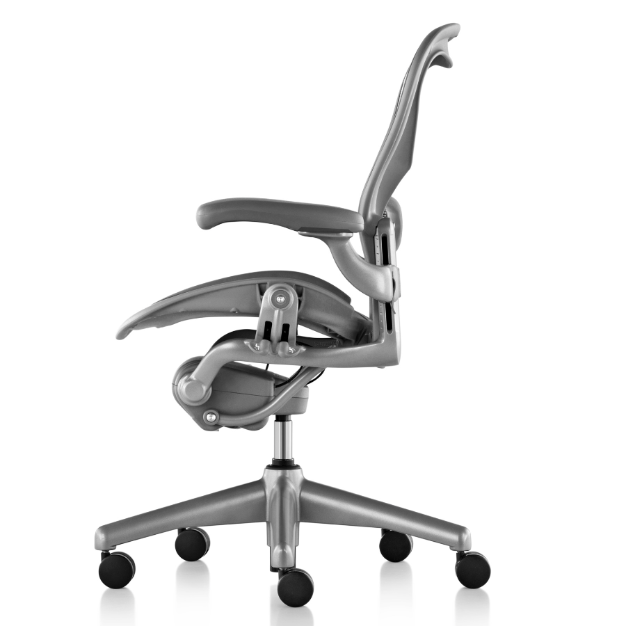 Refurbished Herman Miller Aeron Chair Classic (Titanium)