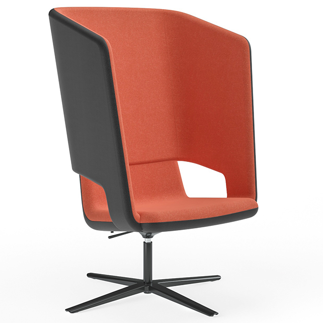 Twist&Sit lounge stoel hoge rug