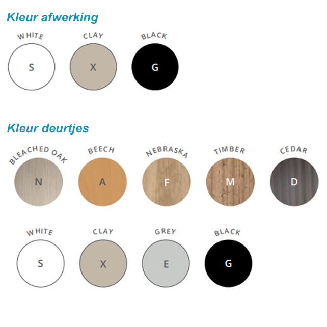 Eko Equipped locker met garderobe vak