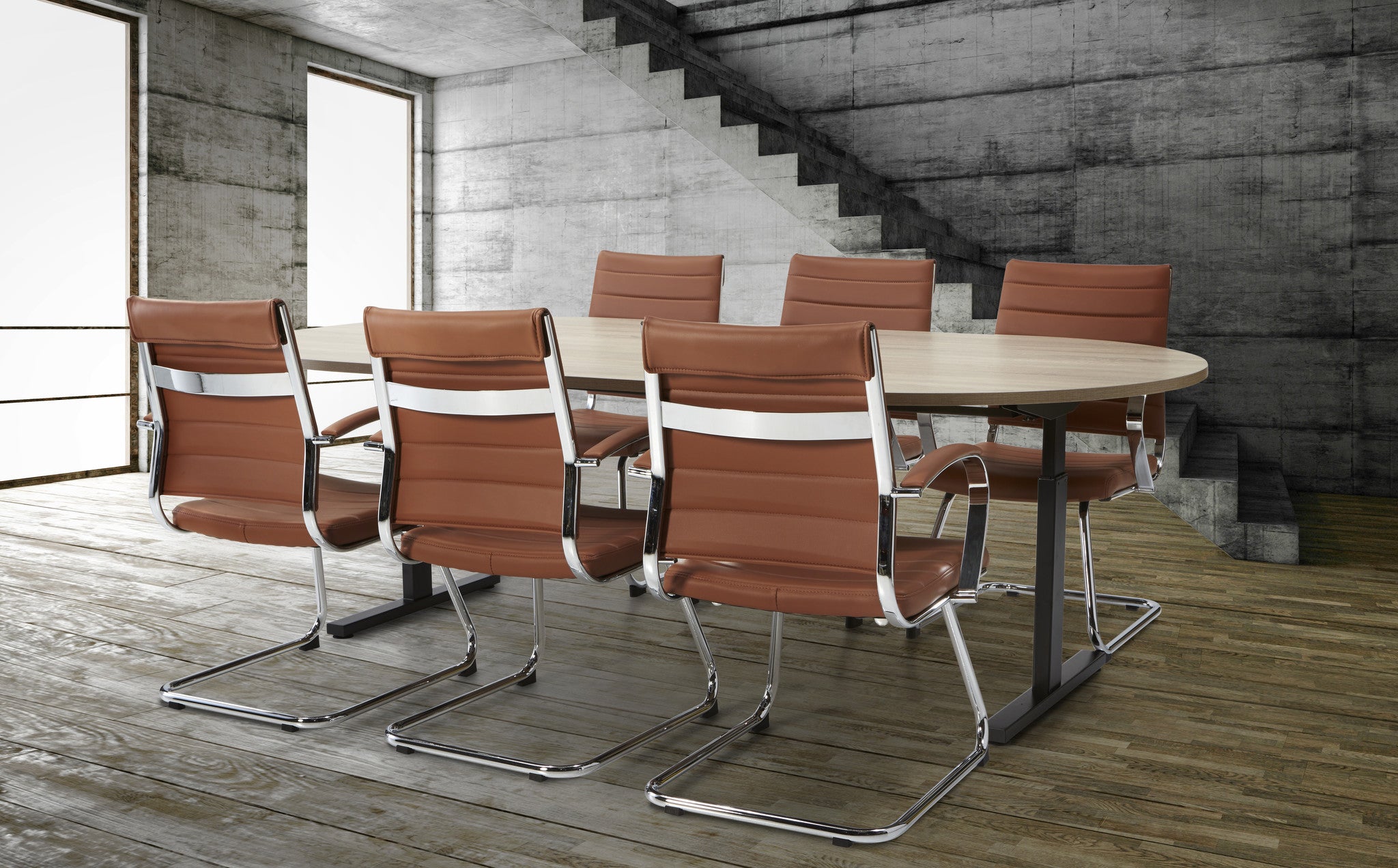 Vergadertafel Emmen 240x120cm ovaal