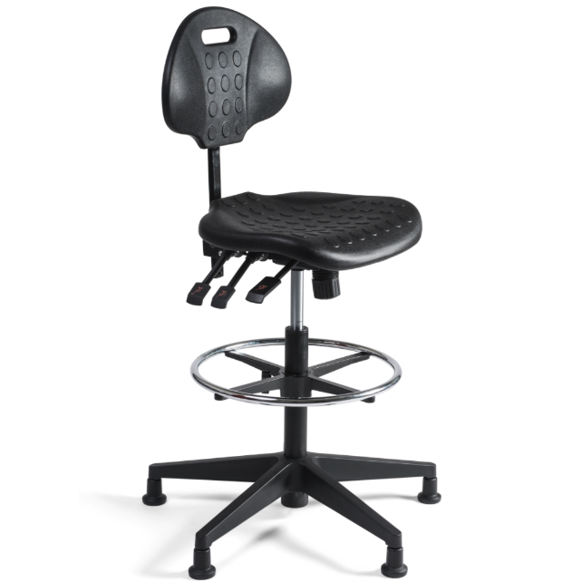 Werkstoel Basic hoog