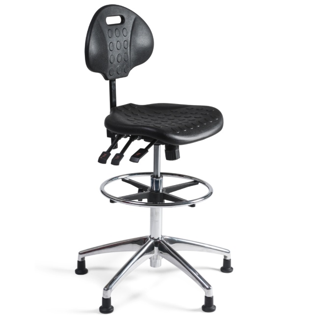 Werkstoel Basic hoog